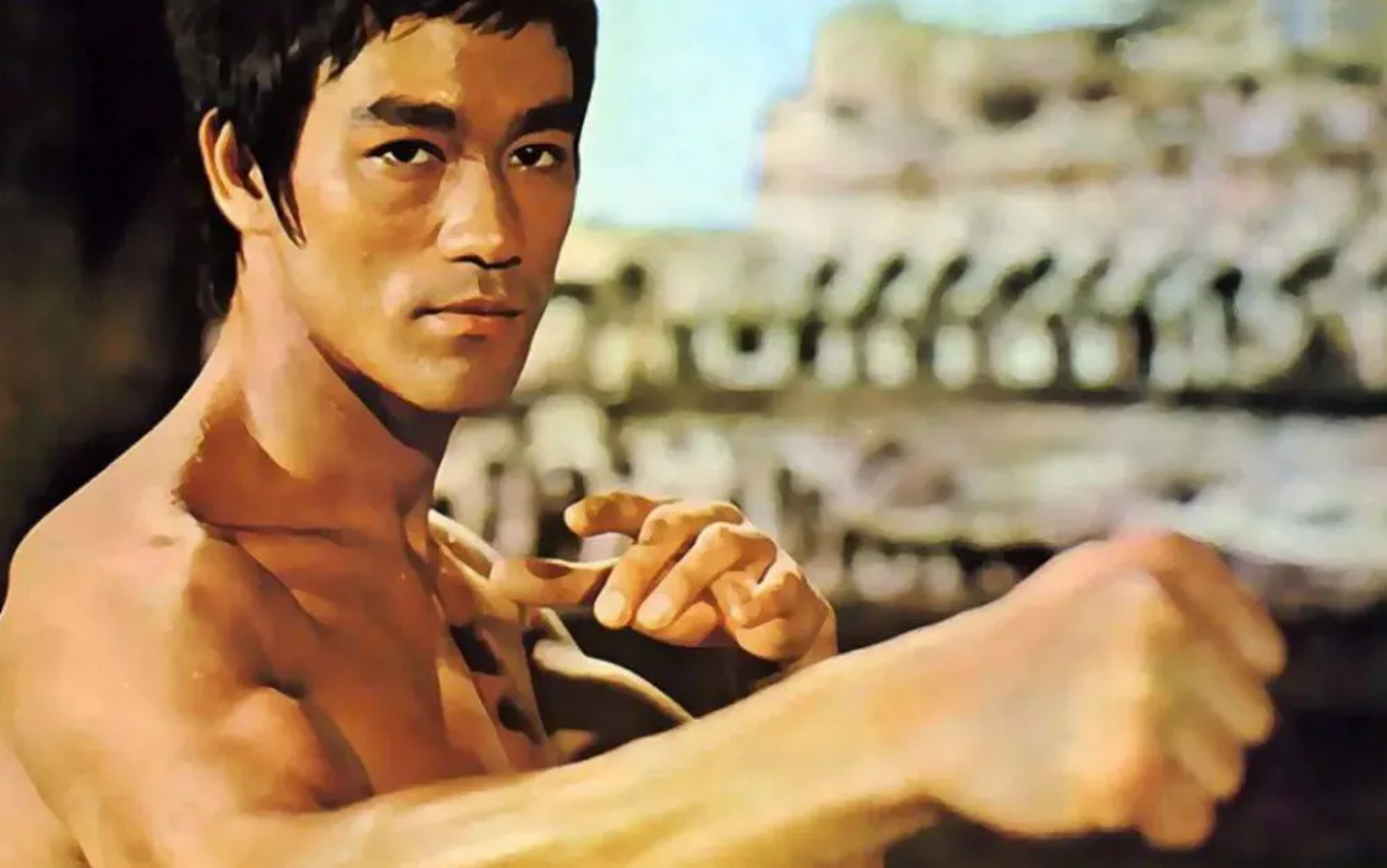 在中国人被称为"东亚病夫"的年代,李小龙将中国功夫带向全世界舞台.