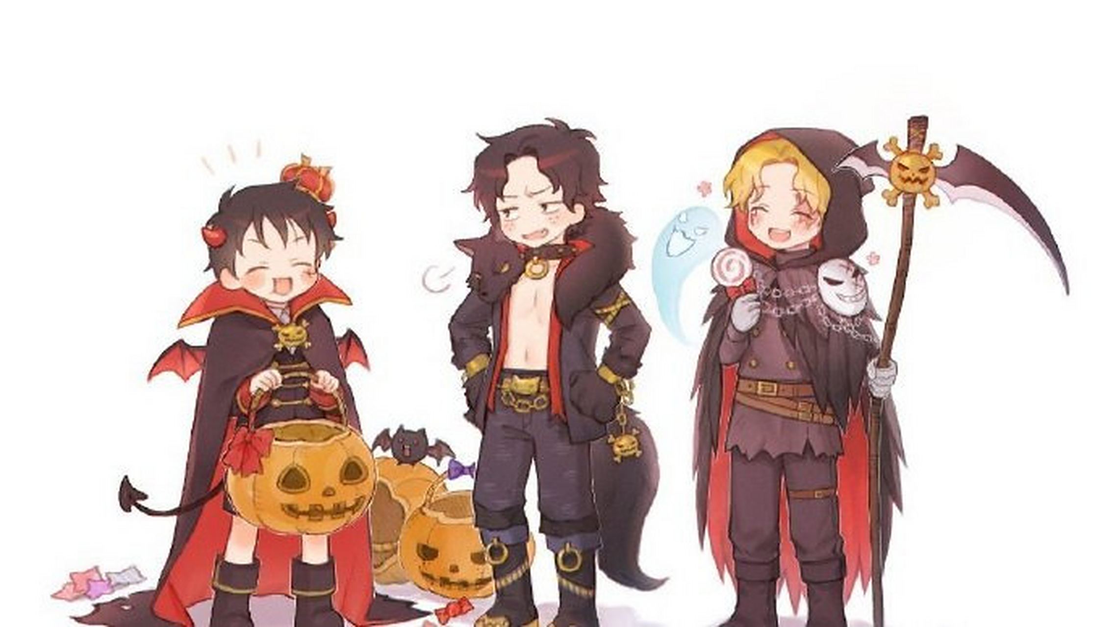 q版海贼王壁纸,索隆真实太有爱了!