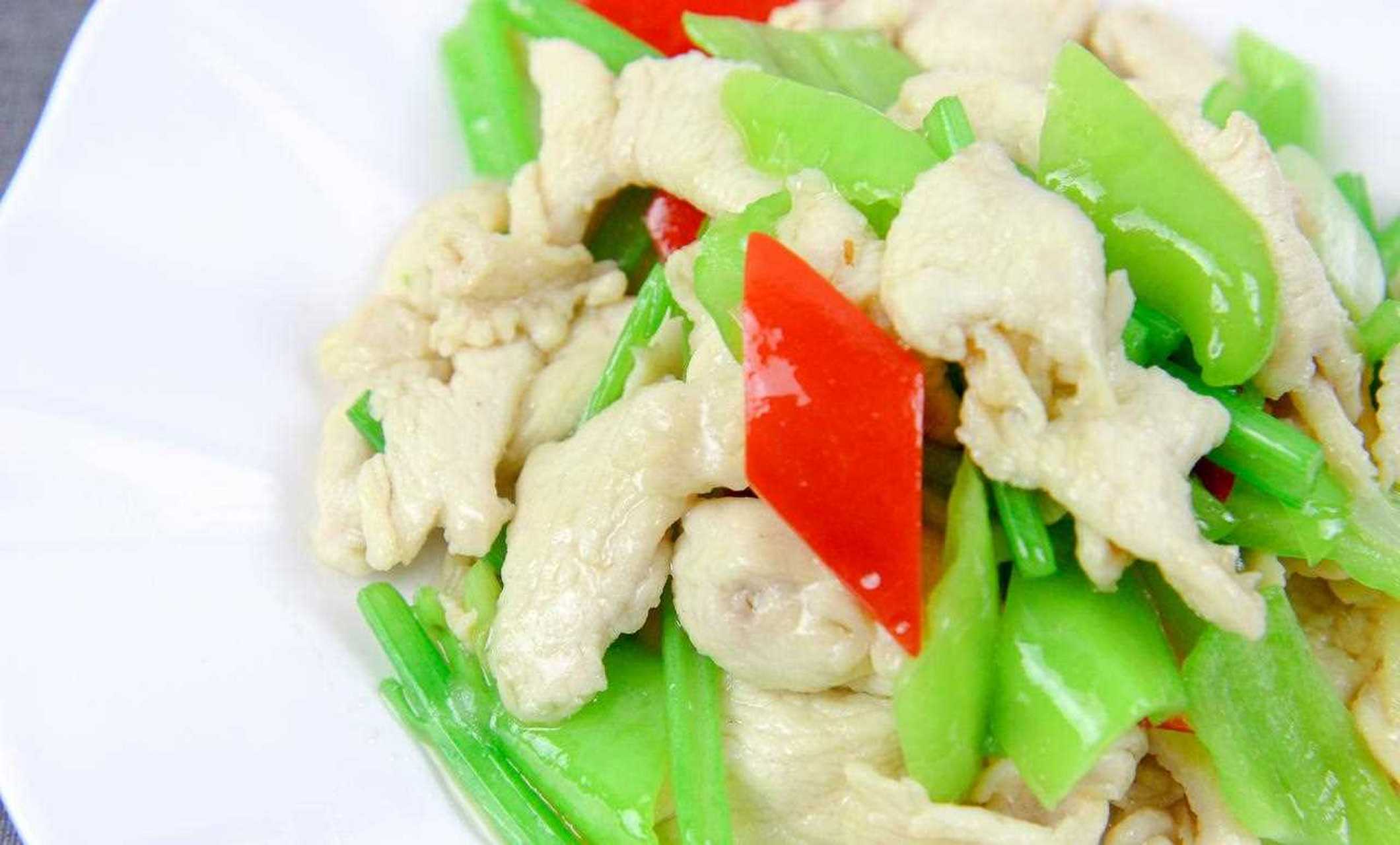 [滑炒鸡柳的做法]观看详细视频请点击[药丸 第一步:鸡胸肉200克
