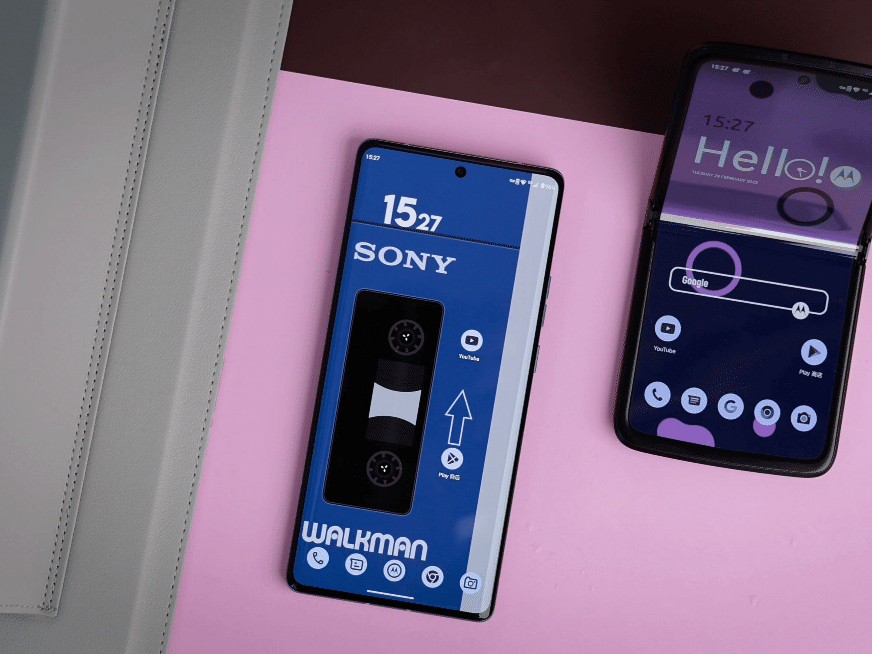 信仰壁纸[奸笑] 这个动态壁纸模拟了索尼经典的 walkman 界面,不仅有