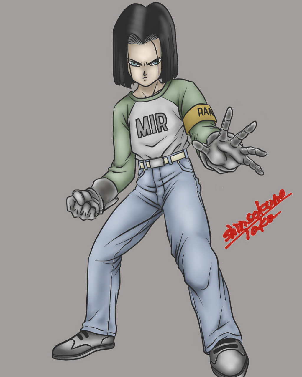 龙珠超里的人造人17号 #龙珠# #动漫# #二次元