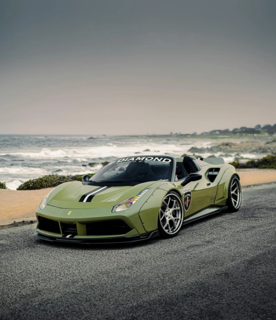 不一样的法拉利!lbwk宽体488!