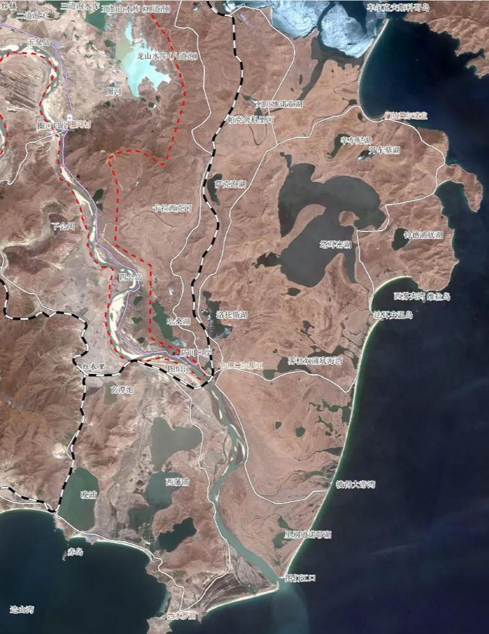 图们江口正对着日本海,我国的渔船可以顺着图们江出海,只不过受限于