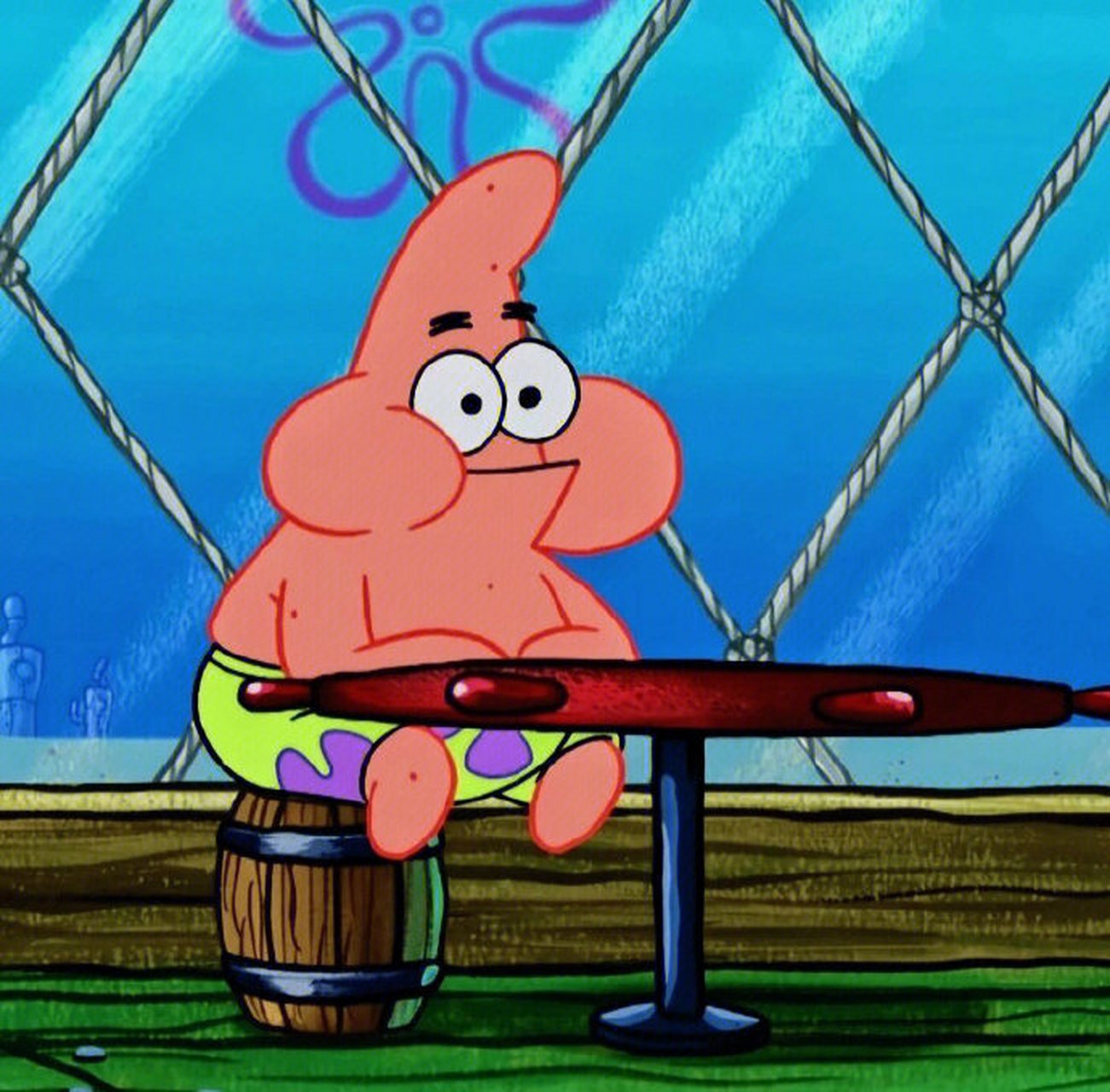 派大星,吃得好开心