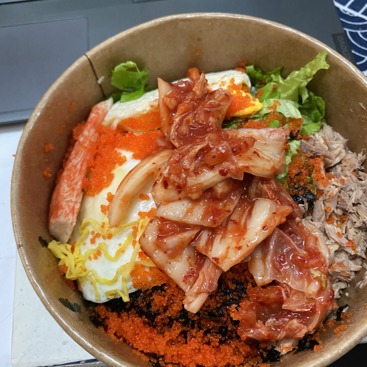 记录最近点的最多的外卖 鱼籽村秘制拌饭 我觉得微辣的最好吃,拌饭