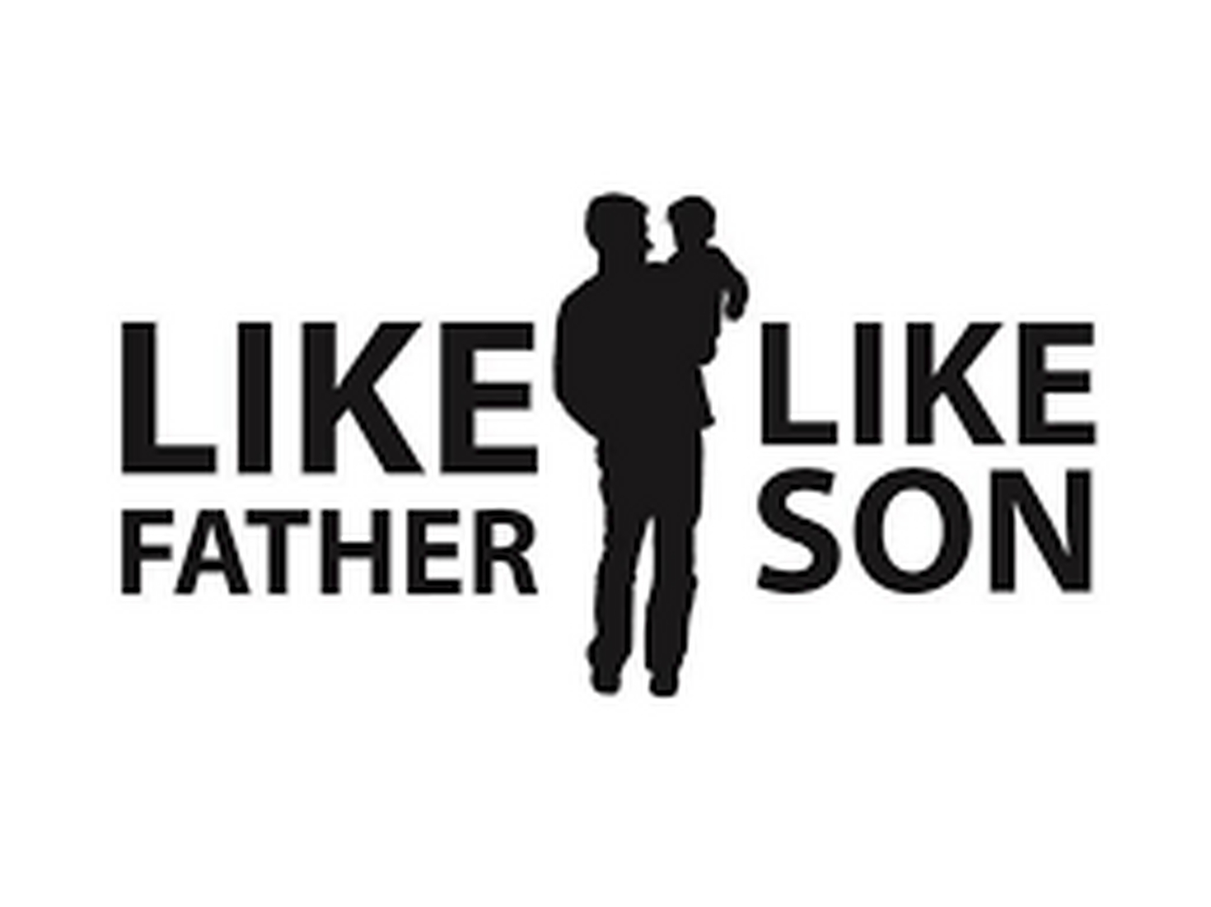 like father like son                         "有其父必有其子"是