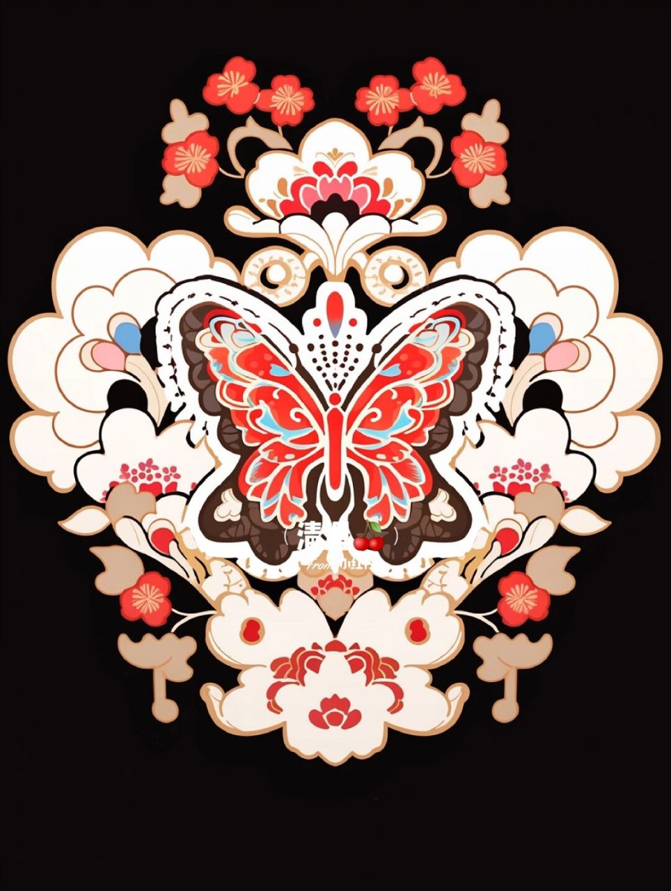 蝴蝶纹样|东方元素·蝶恋花