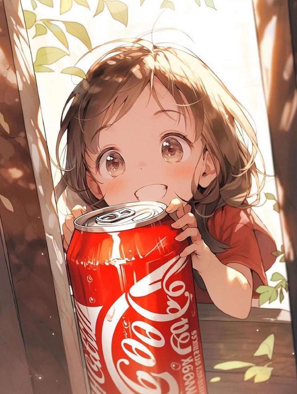 百事可乐可爱治愈系头像