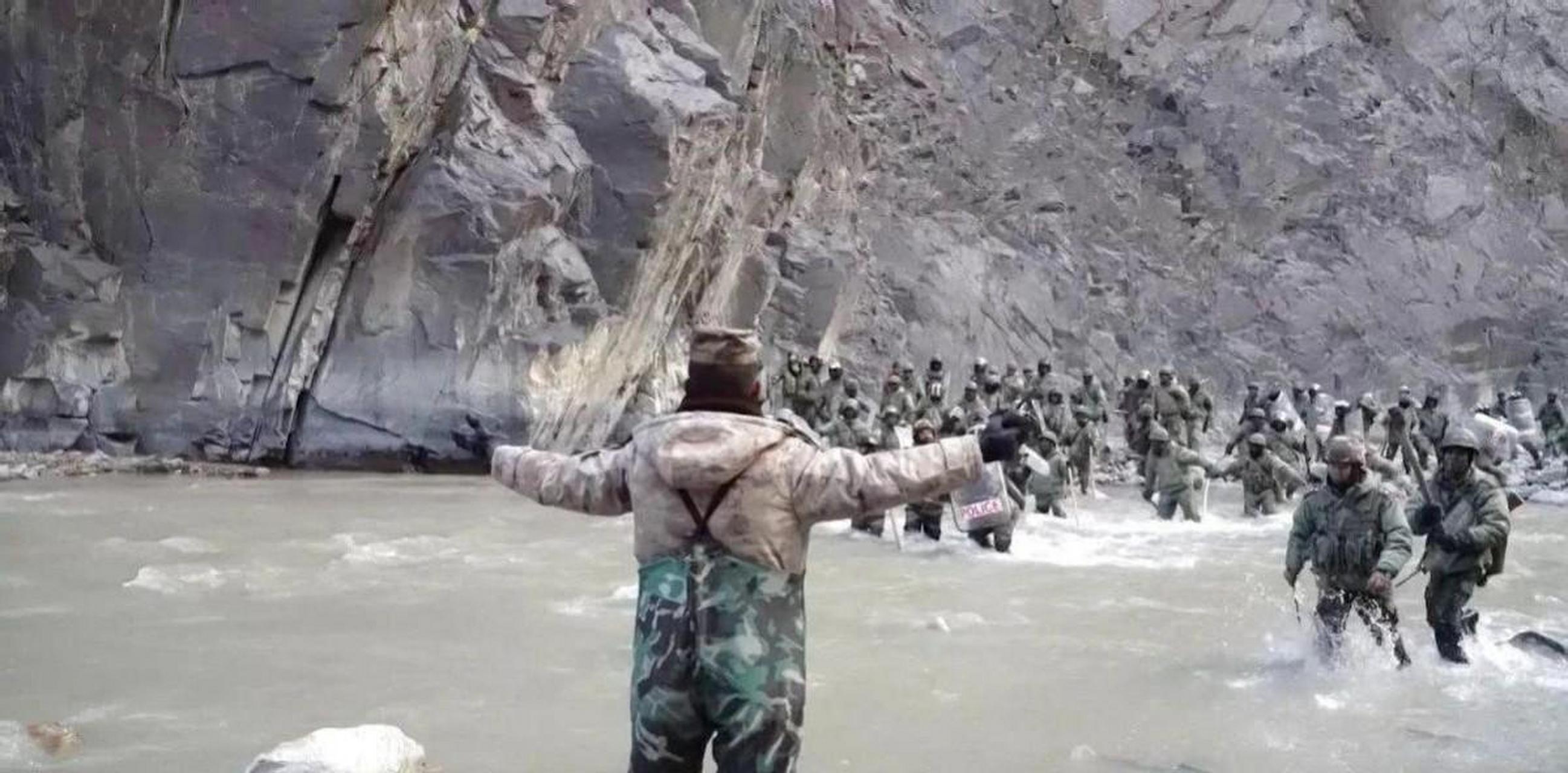 中印边境再次发生了一起冲突,据报道,有20人受伤.