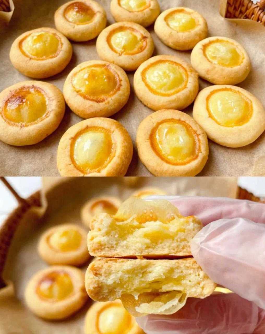 酥到掉渣的原味蛋挞一口酥[求抱抱]做法超简单,有手就会!