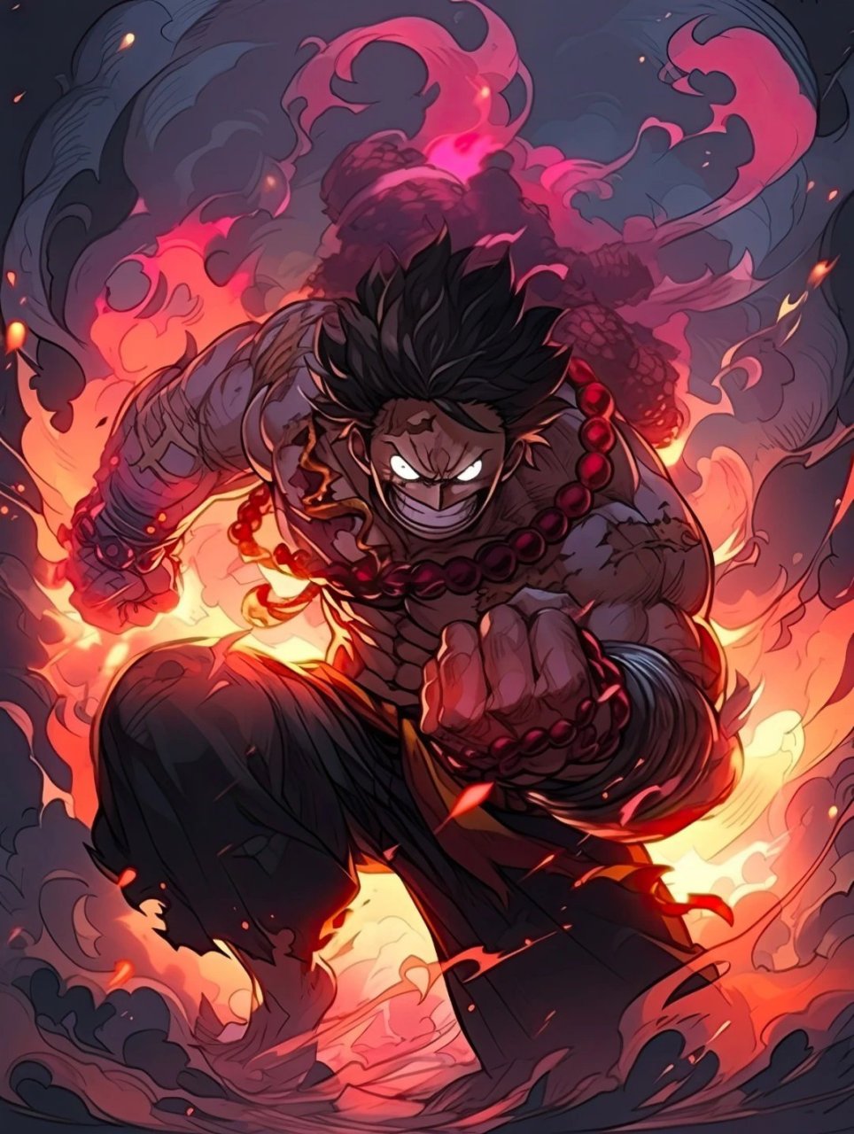 海贼王# 变成肌肉猛男的路飞