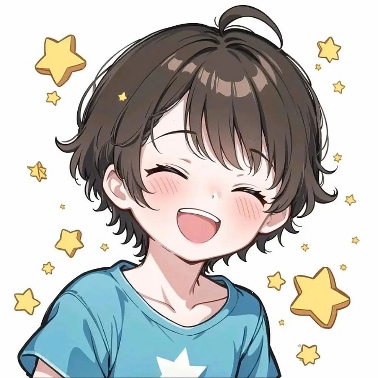 笑容治愈哇塞可爱头像 #动漫头像