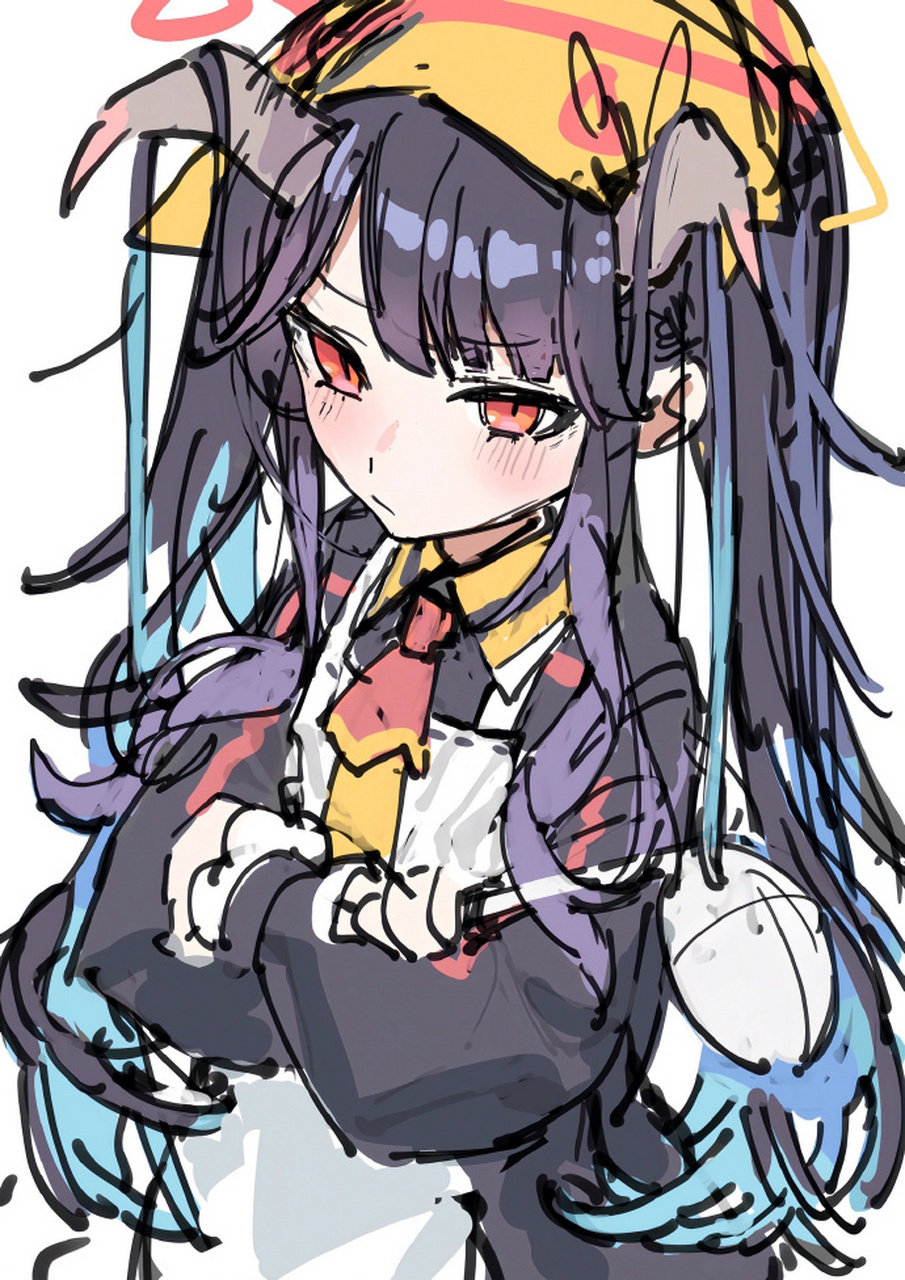 角色设定线稿 动漫插画参考 ゆきえ #线稿素材# #动漫插画# #动漫插画