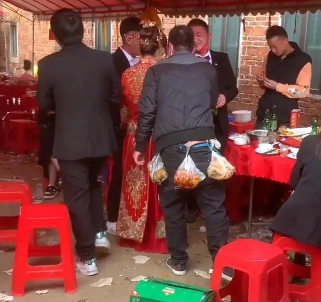 见过搂席的,第一次见这样的,这是高手