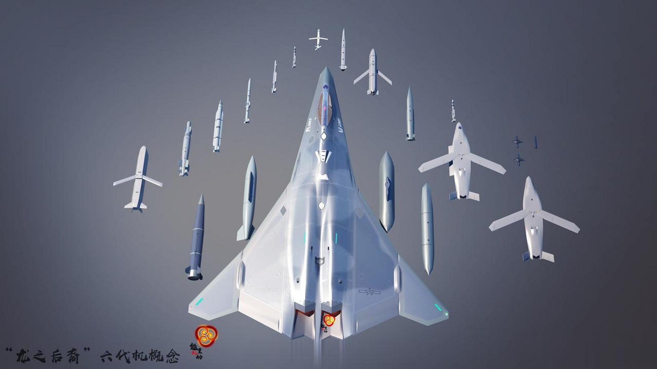 中国六代战机震撼全球图片