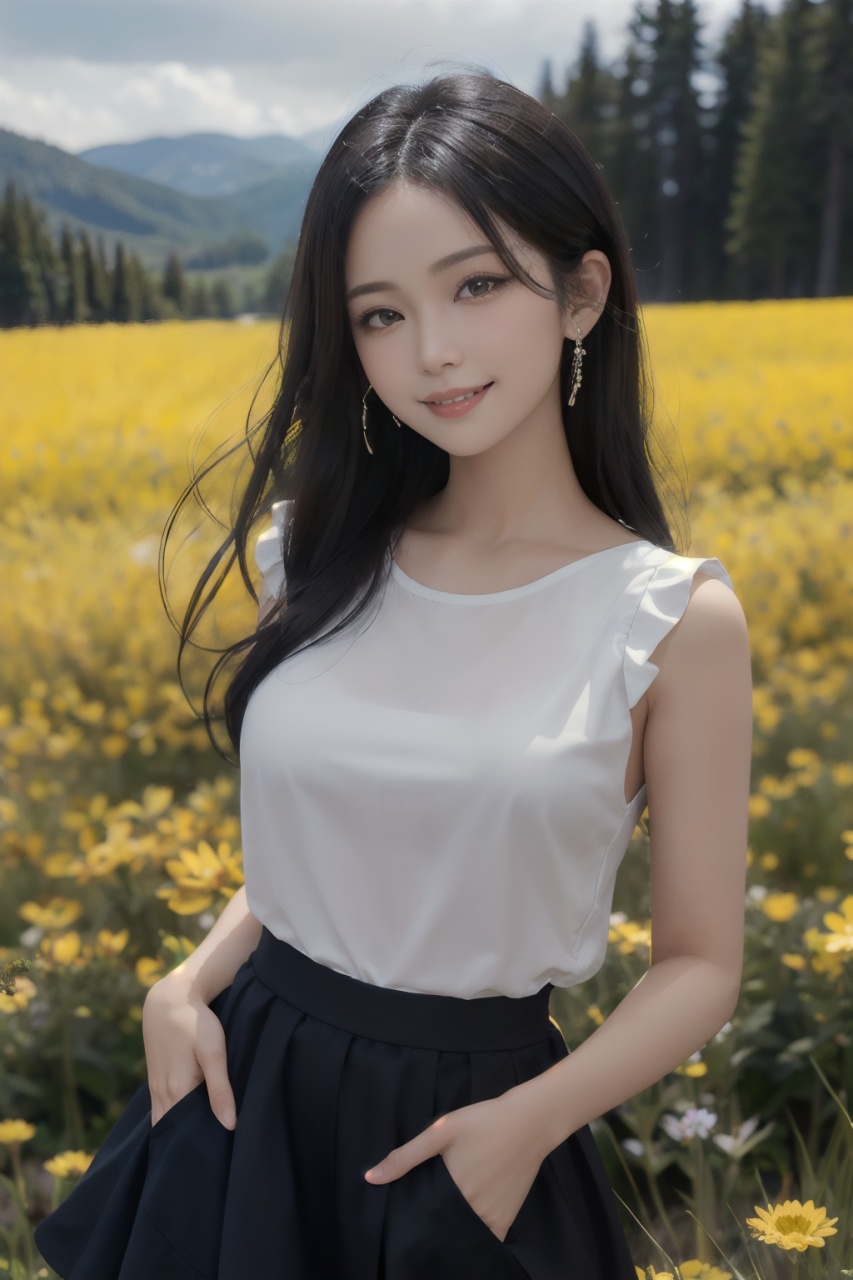 ai美图绘画丨小清新气质的美女#美女# #养眼美女# #ai美女