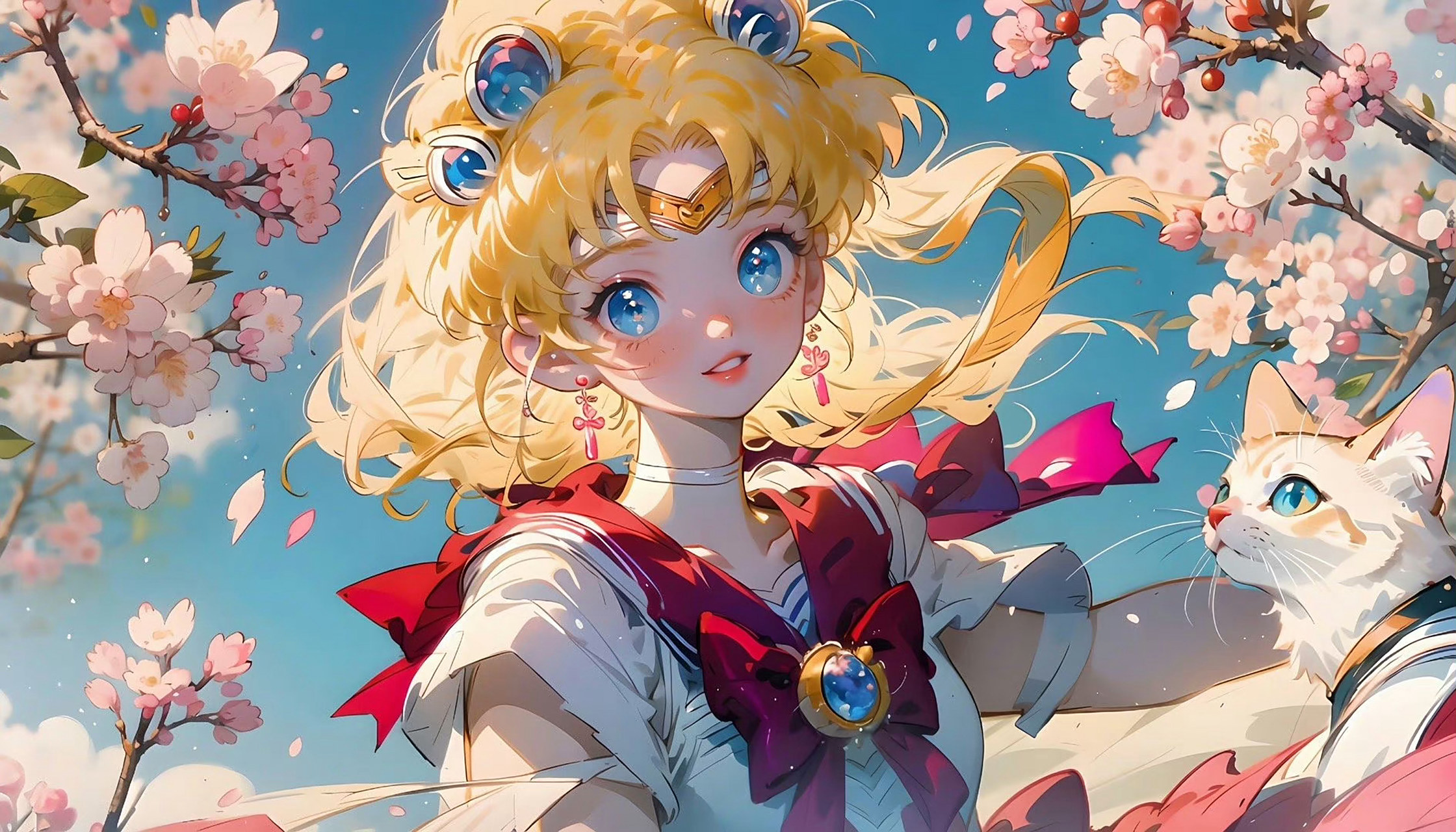 ai绘画# 美少女战士电脑壁纸分享推荐! 676767