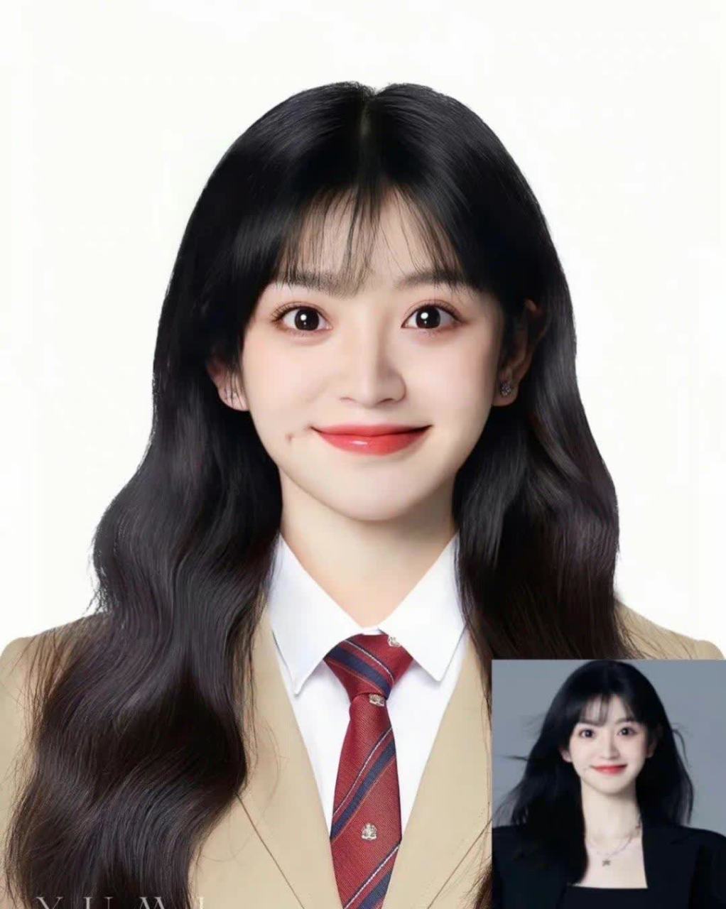 95张鲜花新鲜出炉的证件照,最美的一定是关晓彤了.[开心]