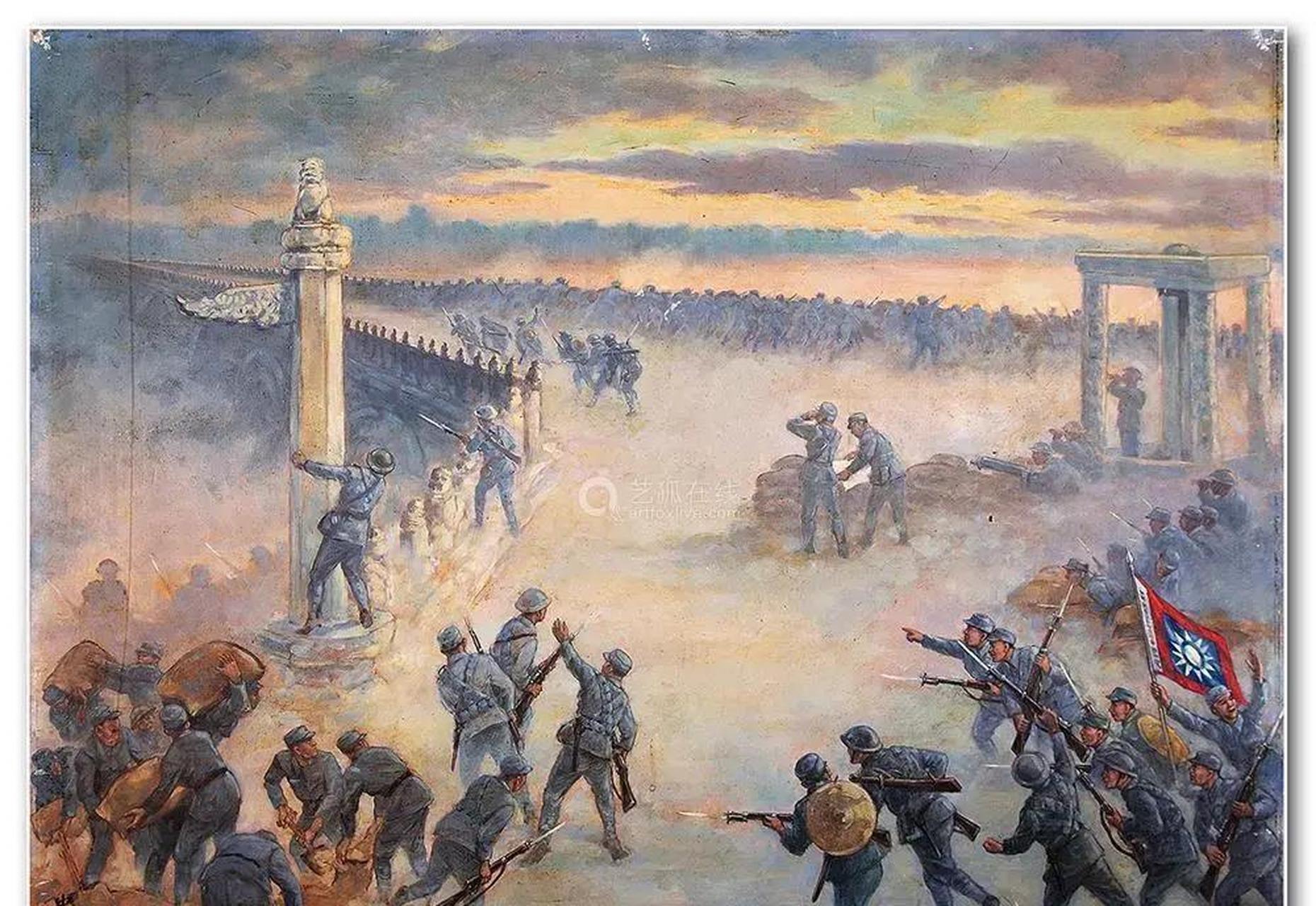 七七事变爆发后,宋哲元率二十九军主要将领于1937年7月28日夜间撤出