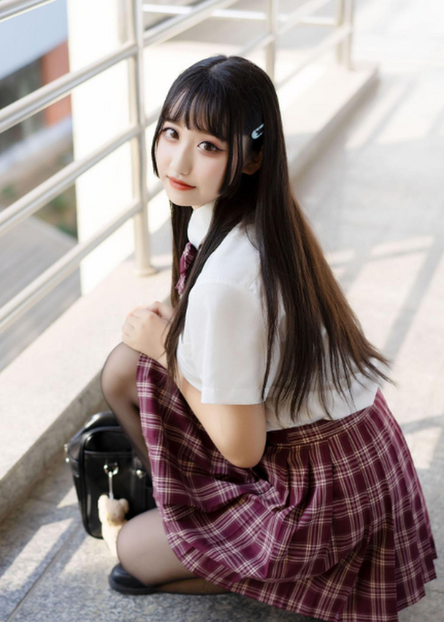 jk制服写真,清纯甜美,青春靓丽