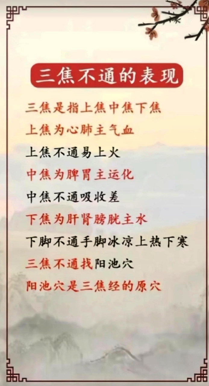 三焦不通怎么办?看完很明白!