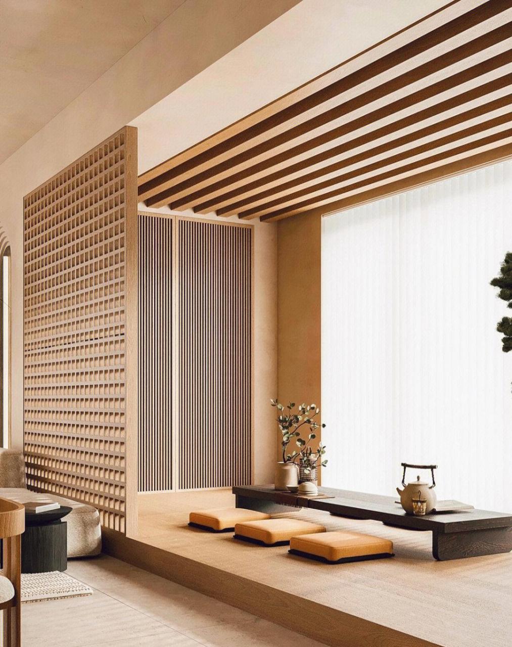 我宣布,这地台茶室是全屋最得意之作 用阳台换来的日式禅意空间 竟成