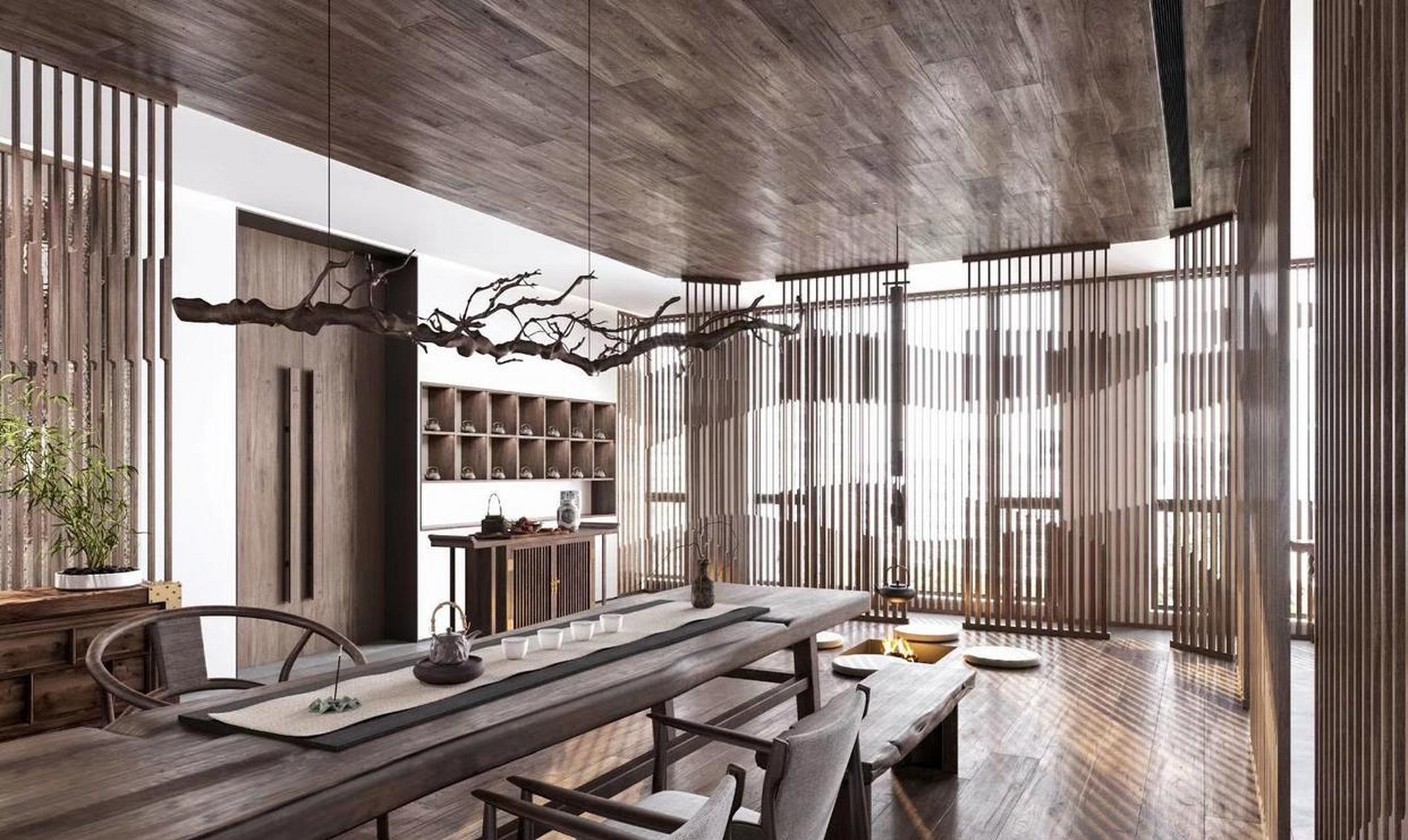 装修设计|新中式 禅意茶室应该不会有男人不喜欢的吧 装修家居装修