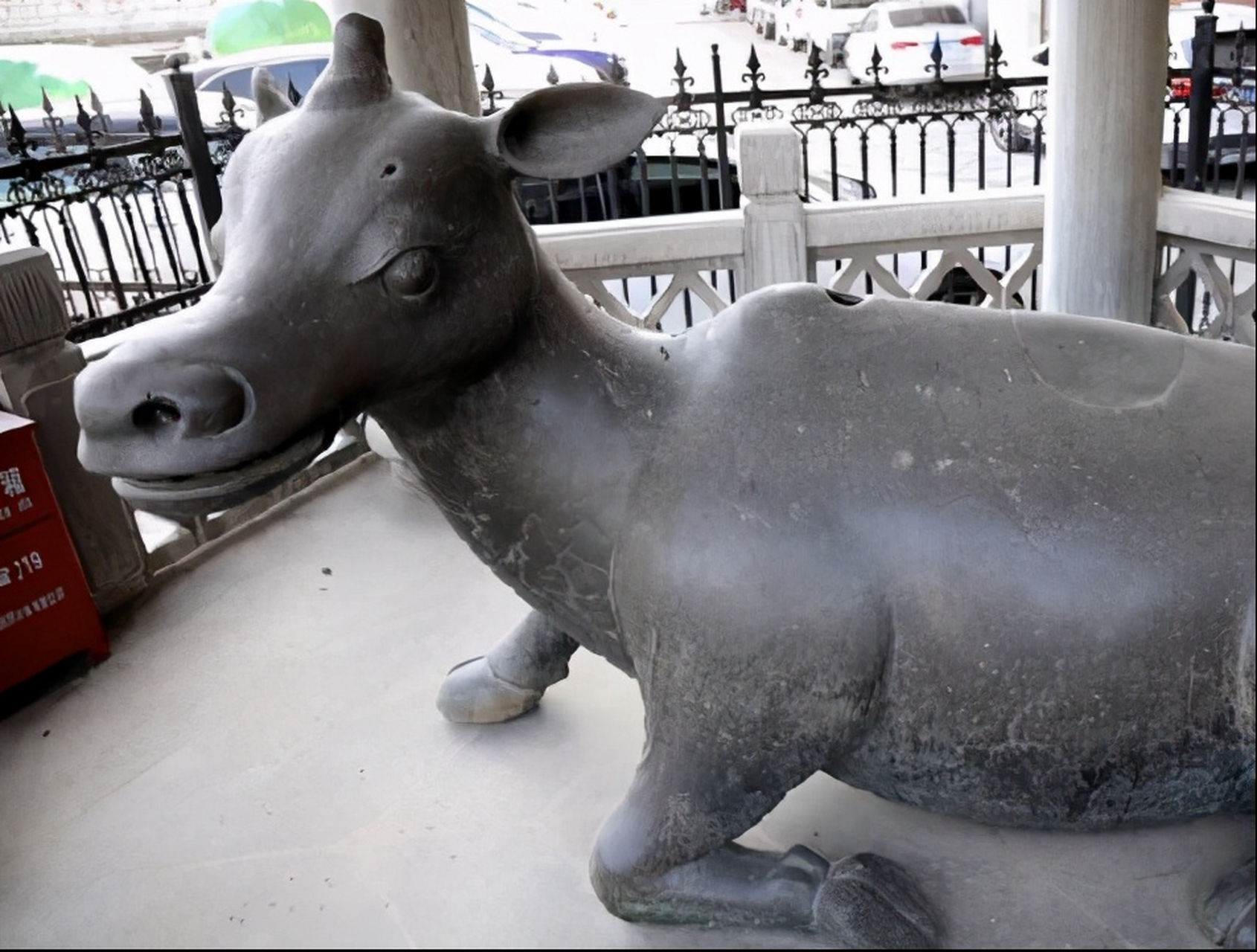 【昆明镇水神兽镇守盘龙江150年,水位上升时铜牛会发出警示】昆明有一