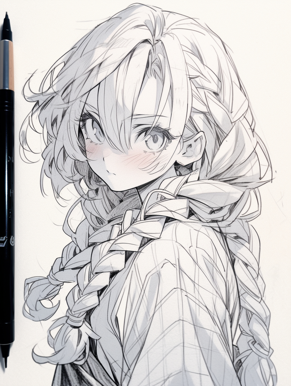 视觉与心灵  素描的甘露寺蜜璃,展现出另一种样子  在《鬼灭之刃》中