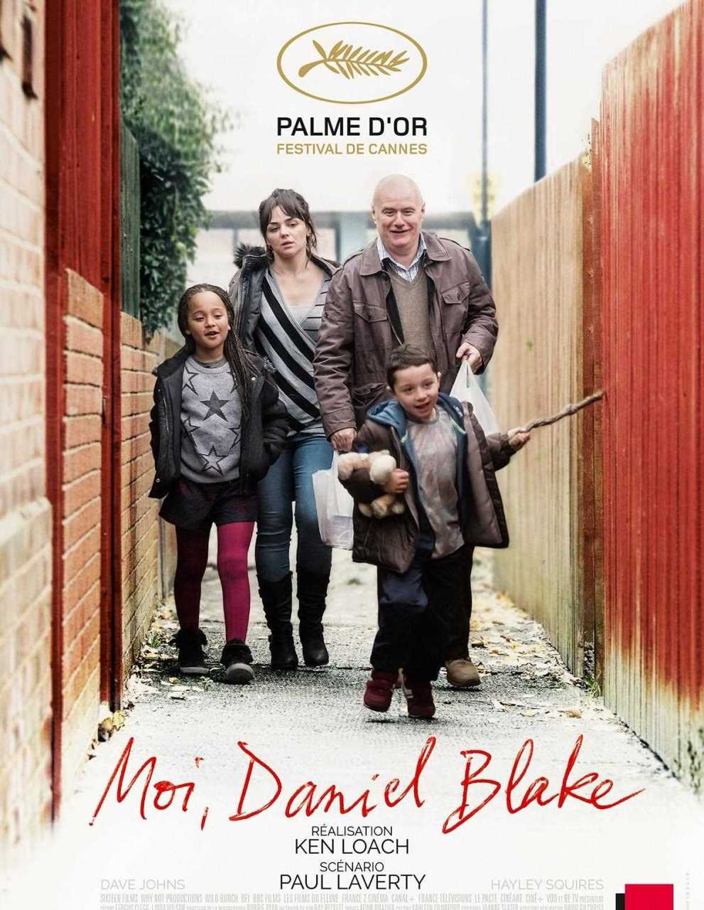 《我是布莱克》在16年获得了第69届戛纳电影节金棕榈奖,这也是导演肯