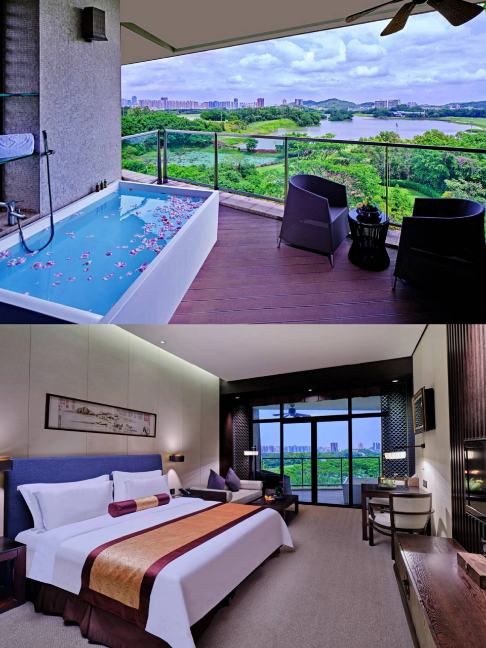 深圳"都会桃源"白金五星级酒店 深圳隐秀山居酒店 住宿 1晚 双人自助