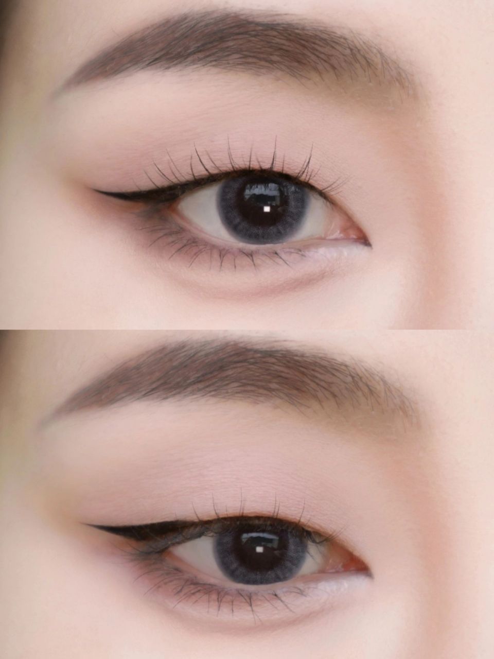 单眼皮丹凤眼眼妆也太蛊了,内双下垂眼来学 内双下垂眼来学,单眼皮丹