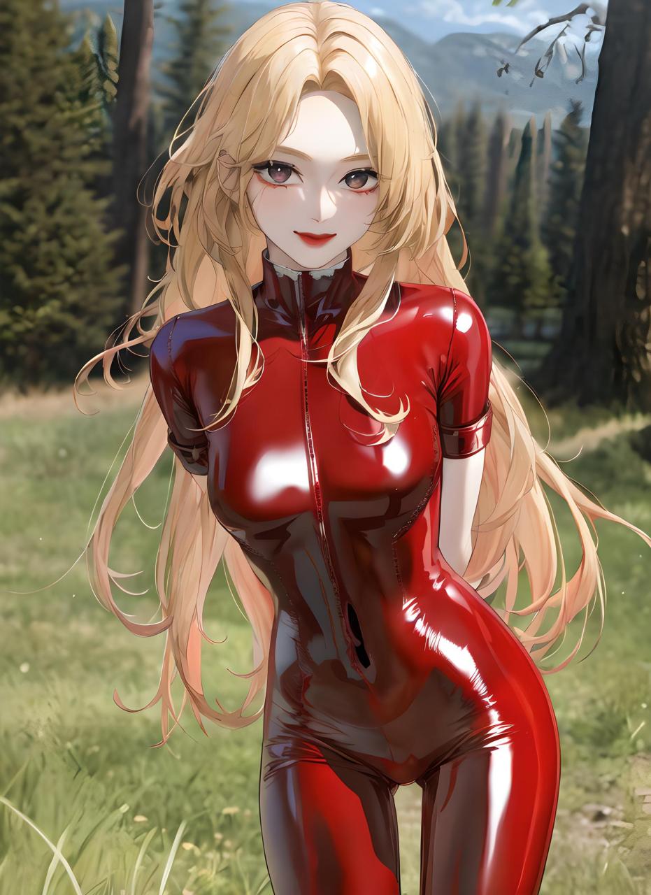 2d画风胶衣模特小姐姐 ai改良版本2.