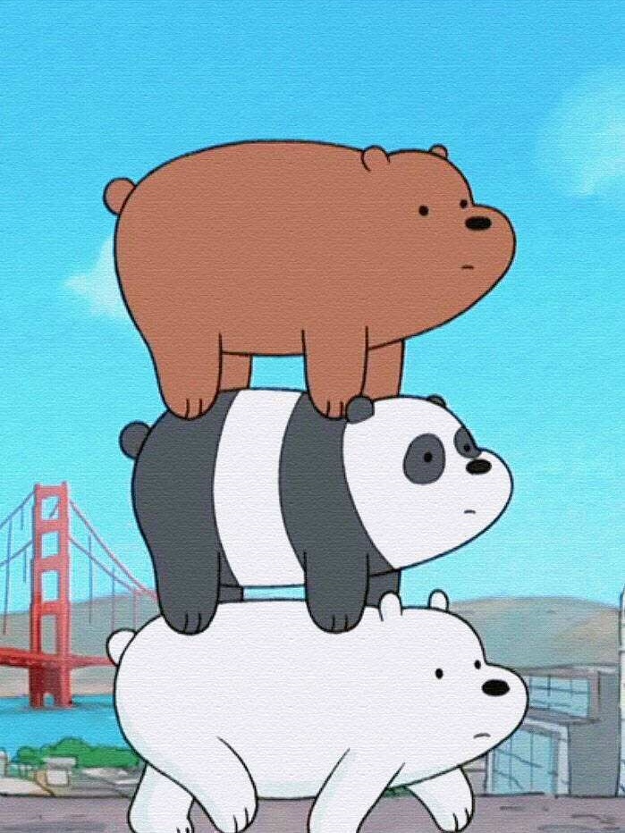 咱们裸熊:三只小熊温馨的治愈生活,上演一出爱情救美!