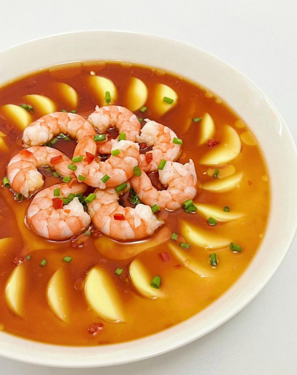 全家一致同意列入,日本豆腐虾仁蒸蛋 今天做了一道好吃又超级简单的菜