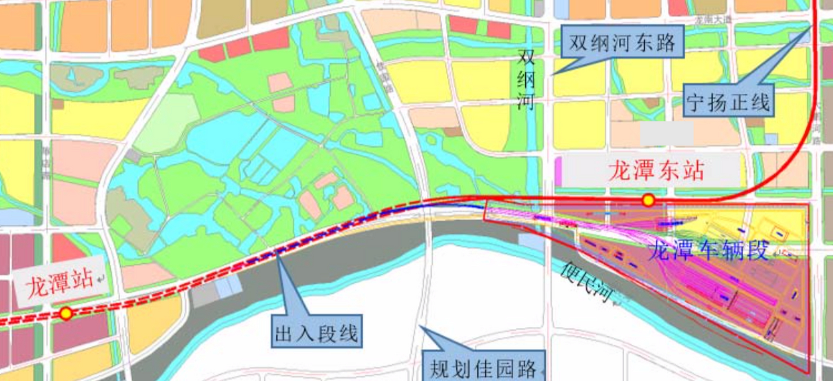 跨市地鐵寧揚城際又有新消息,近日南京軌道交通s5號線龍潭車輛段周邊