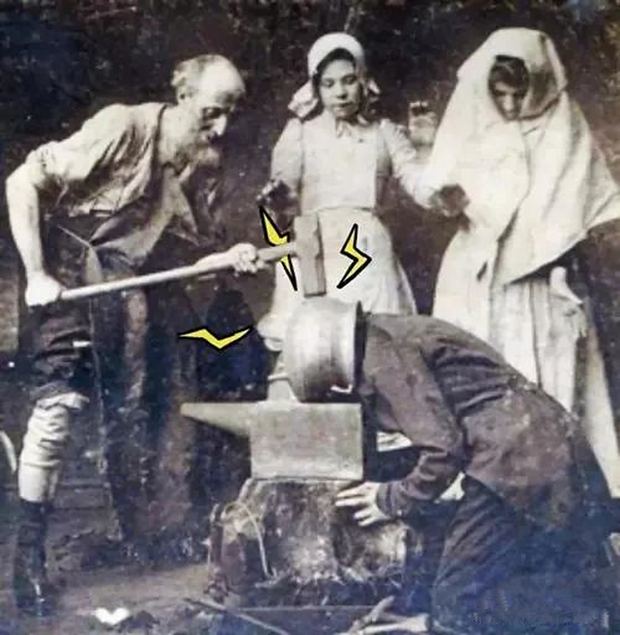 在靠谱的麻醉术诞生之前,欧洲人都采用物理麻醉法,不过每次效果不一