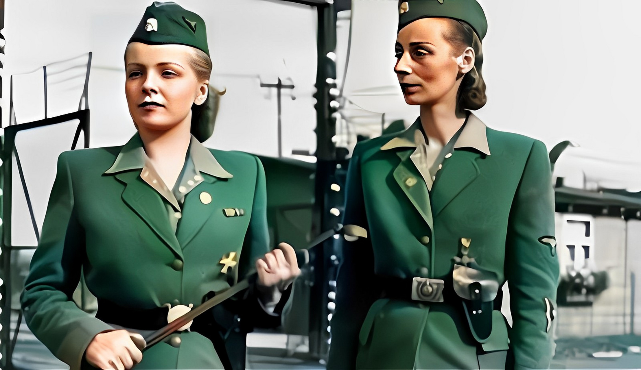 照片中,她正拿着一把枪,准确地瞄准一位波兰女孩的头部,几秒钟后这将