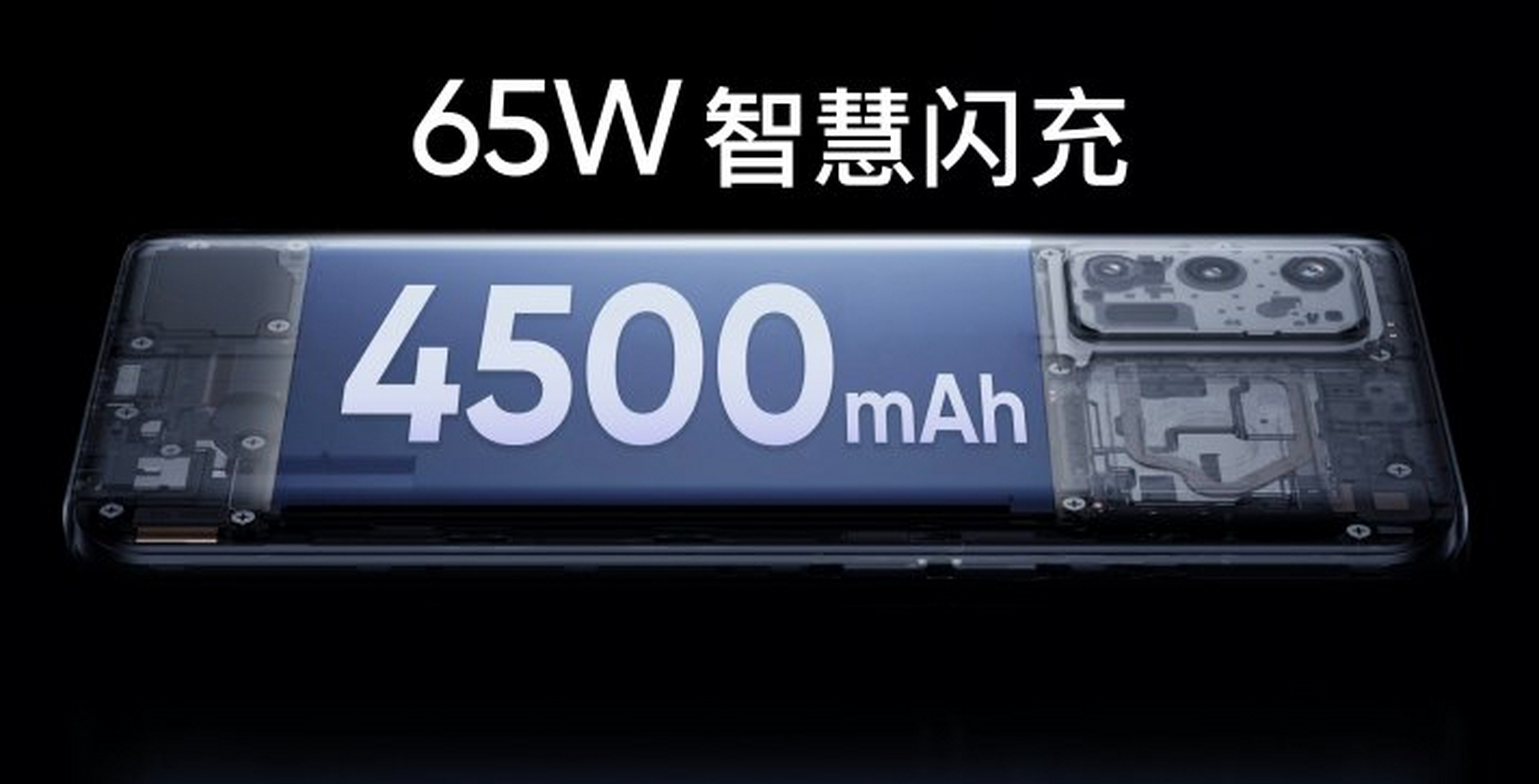 realmegt配置了4500mah的电池,另外保留了65w的superdart闪充功能,使