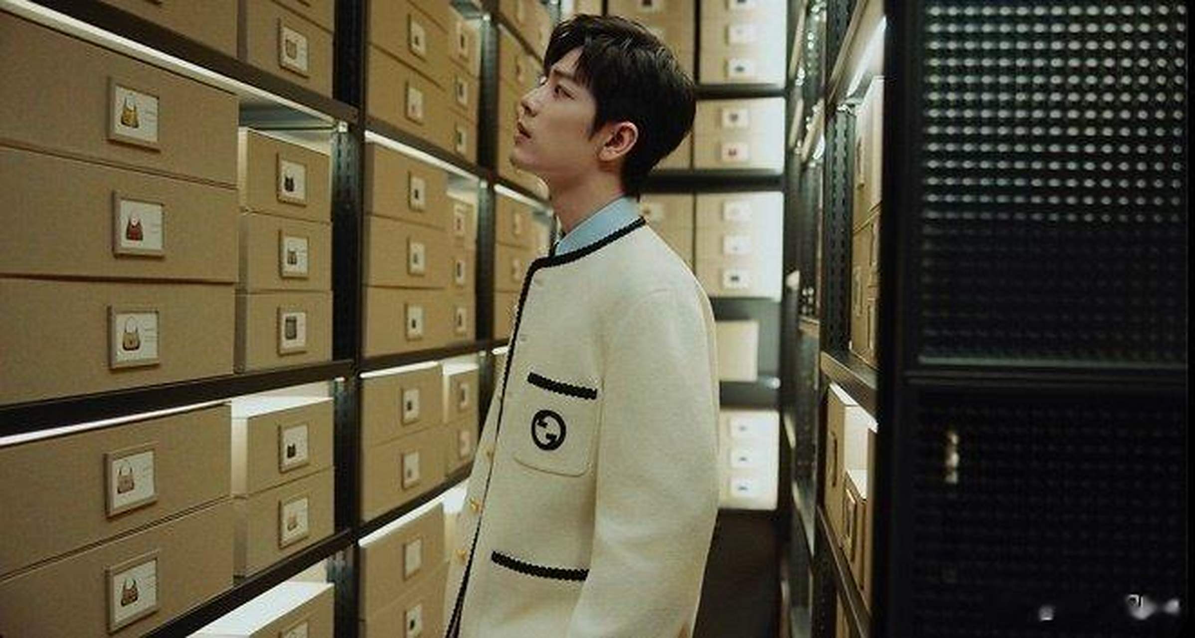 肖战gucci最新大片,脸是艺术品