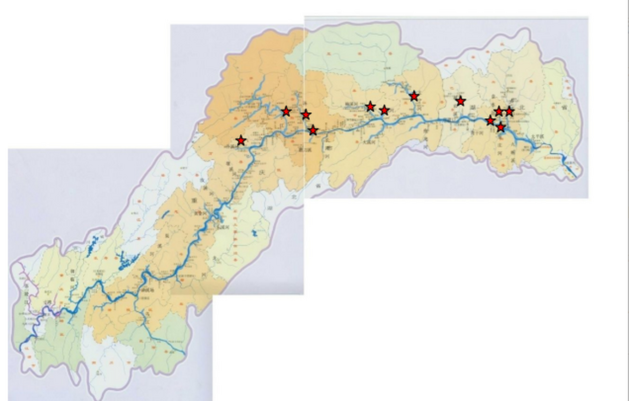 三峡大坝于2003年开始蓄水,水位从2003年的135m,到2006年156m,2009年
