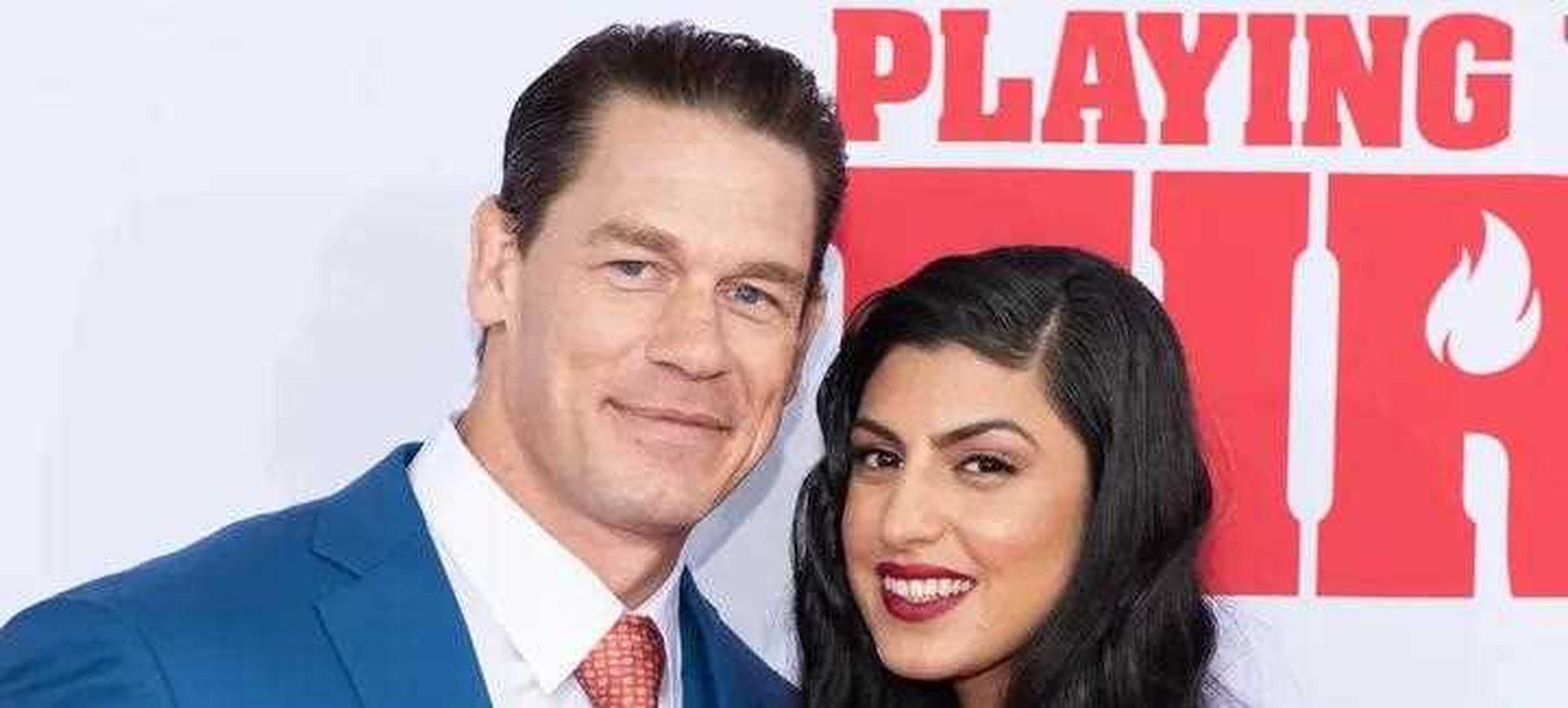 john cena和他的妻子 shay shariatzadeh 在最初承诺彼此后近两年的第