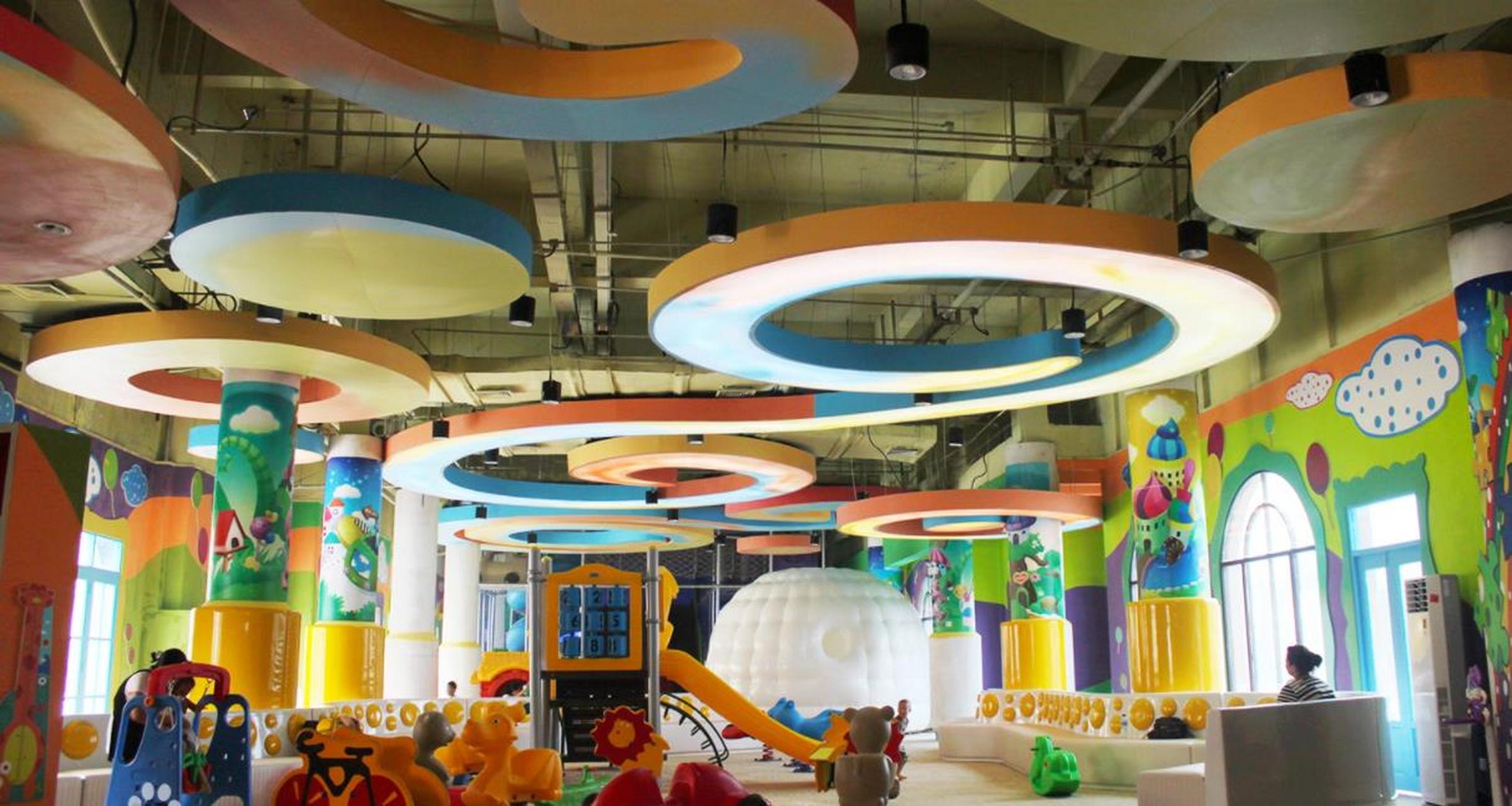 大同方特的特色项目童梦天地,是一个专门为儿童打造的大型室内体验类