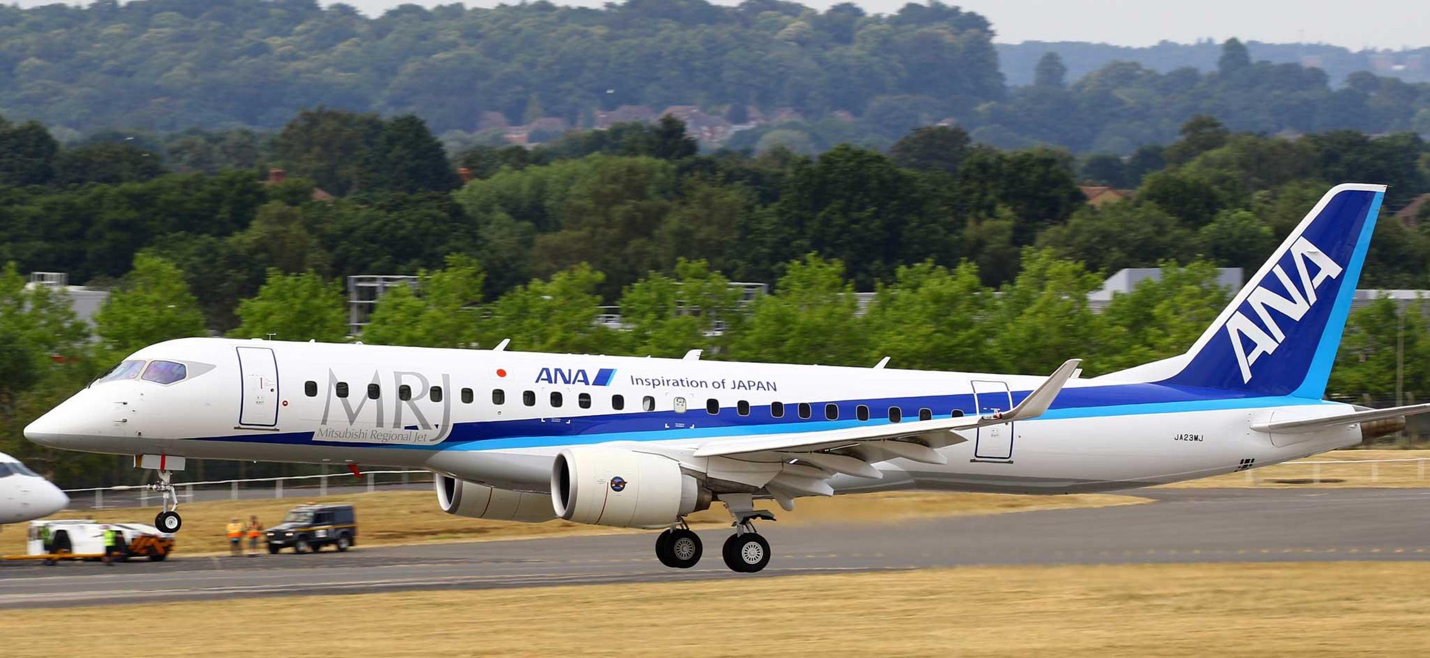 三菱重工研制生产的mrj支线客机,性能不差,价格不便宜,折腾了几年