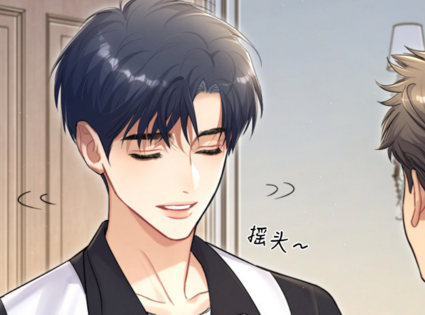 何故在周贺一面前好温柔啊,这个温柔的摸头,像一只可爱的小狗狗