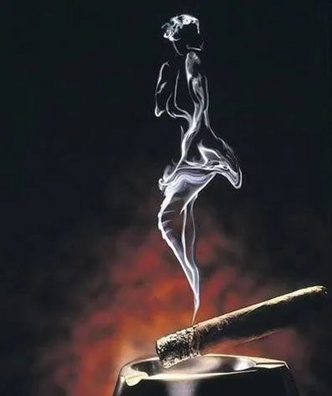 烟比女人好,伤肺不伤心#搞笑图片