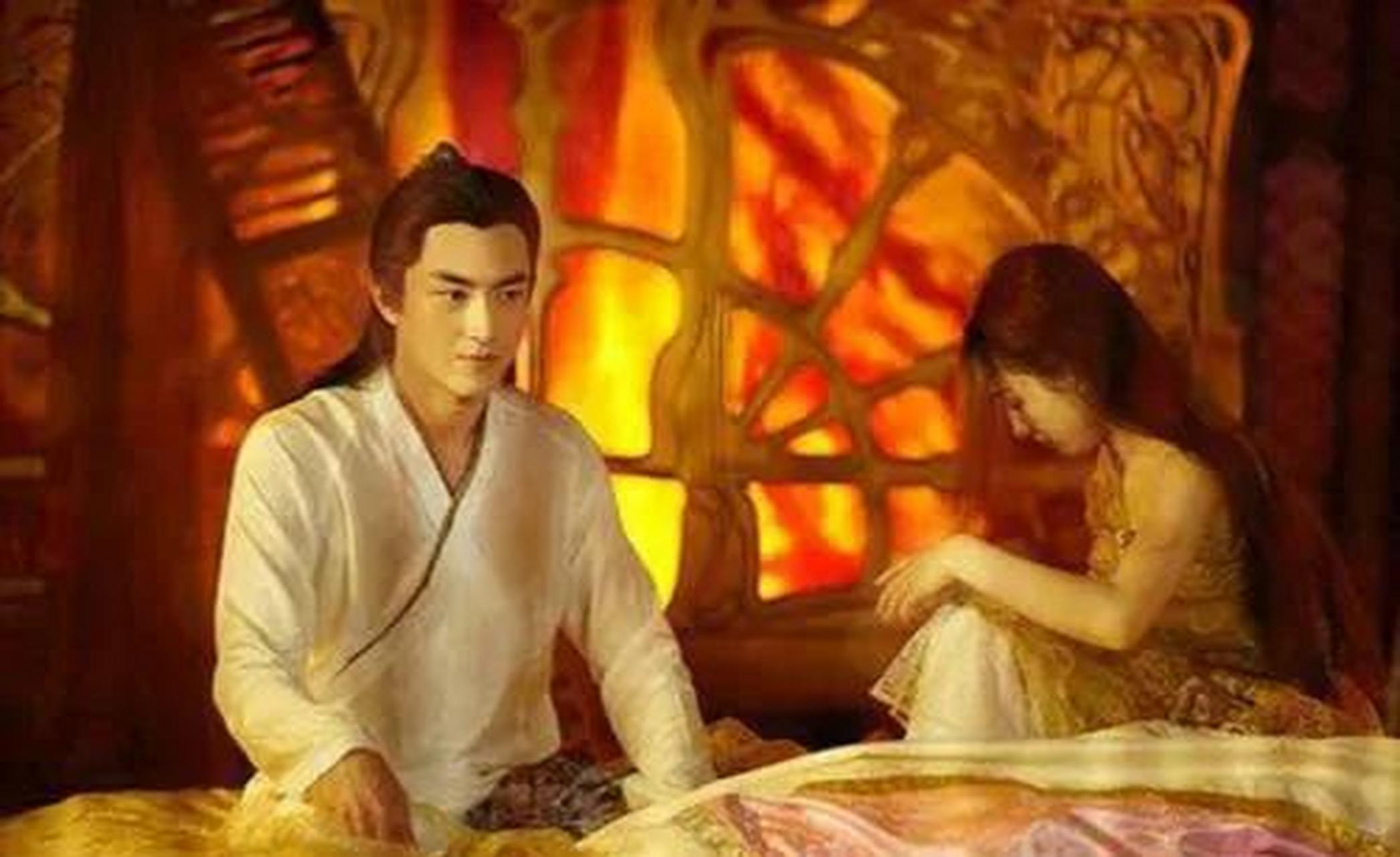 苻坚消灭前燕时,活捉了贵族慕容冲,和他姐清河公主.