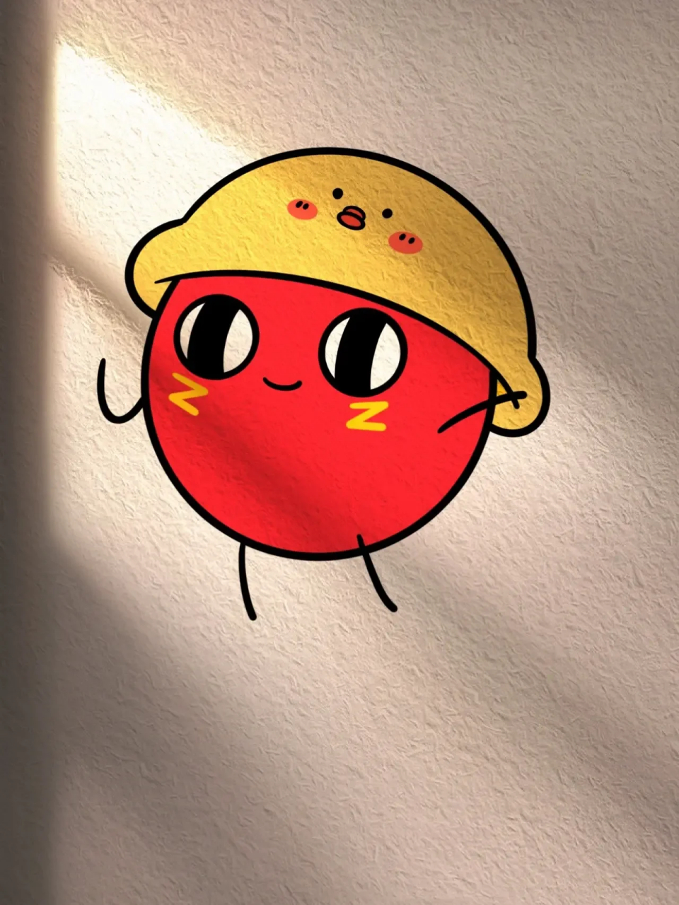 蛋仔简笔画有手就会  红小豆闪亮登场～ 一组简简单单的小可爱简笔画