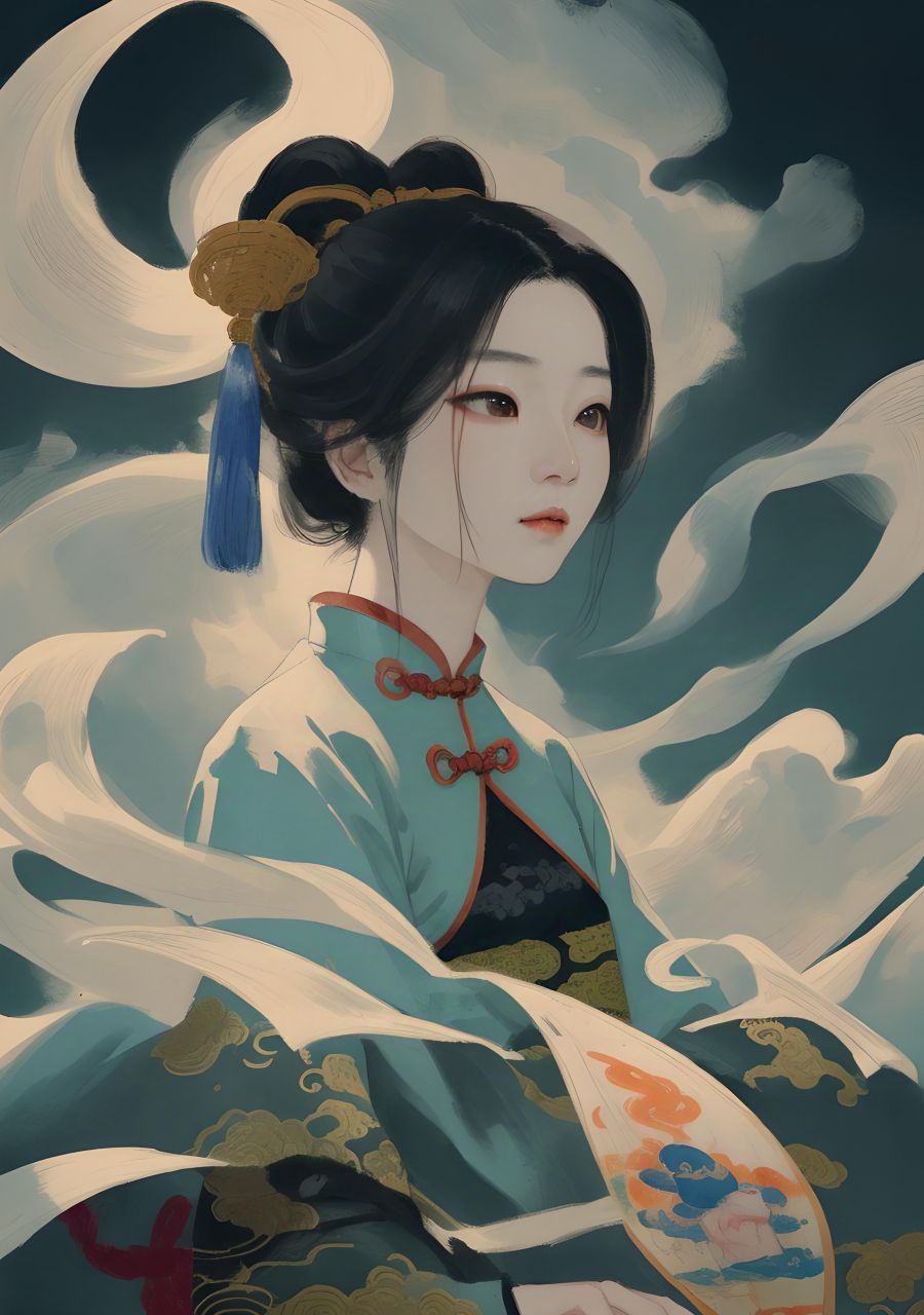 a绘75,#二次元少女##古风美女# #图片##动漫头像和壁纸##二次元