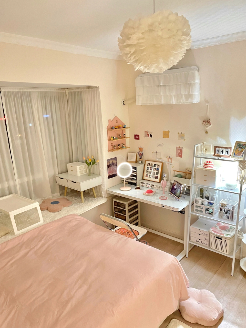 少女心卧室|布置自己的十二平小房间[奥特曼] 啦啦啦 欢迎来到小明的